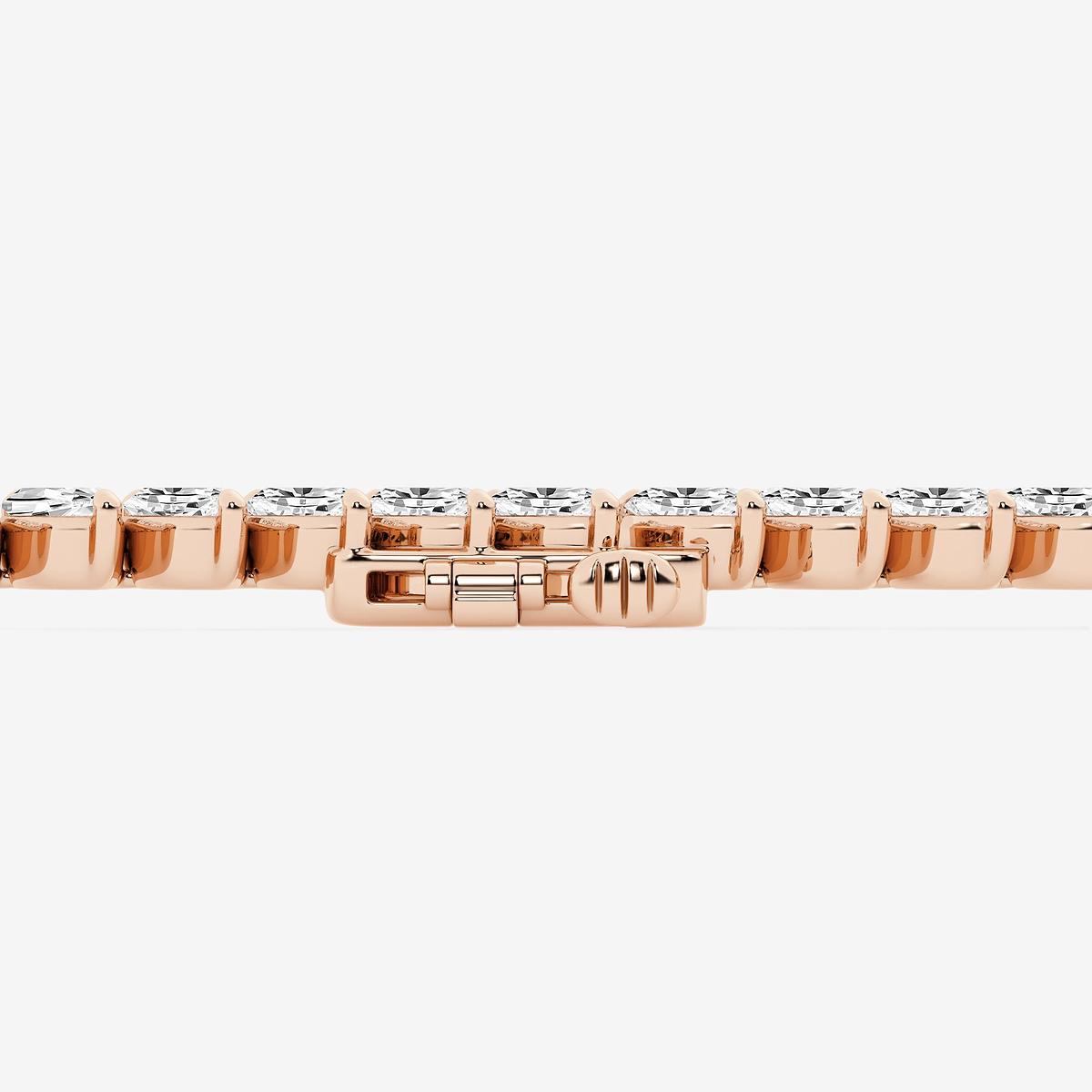 Additional Image 2 for  10 ctw Marquise Lab Grown Diamond Diagonal Tennis Bracelet - 6 Inches